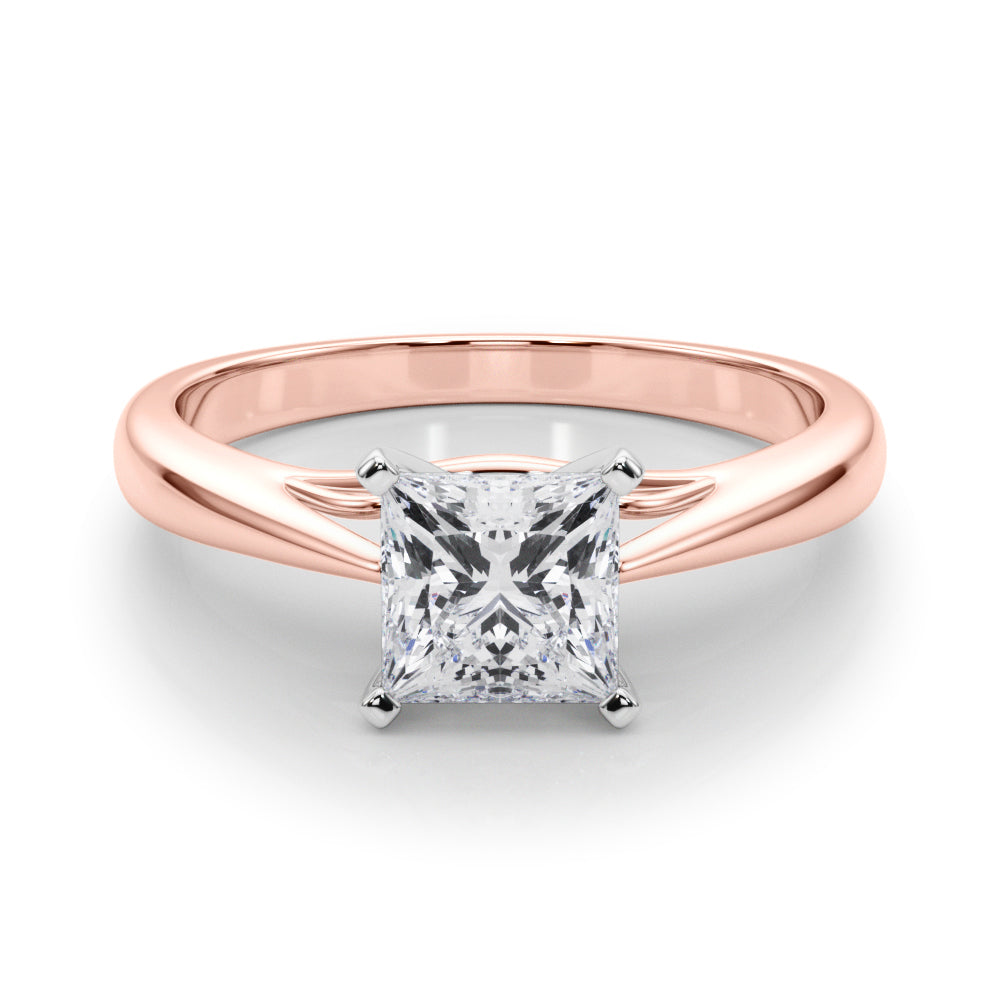 Katerina Princess Diamond Solitaire Engagement Ring
