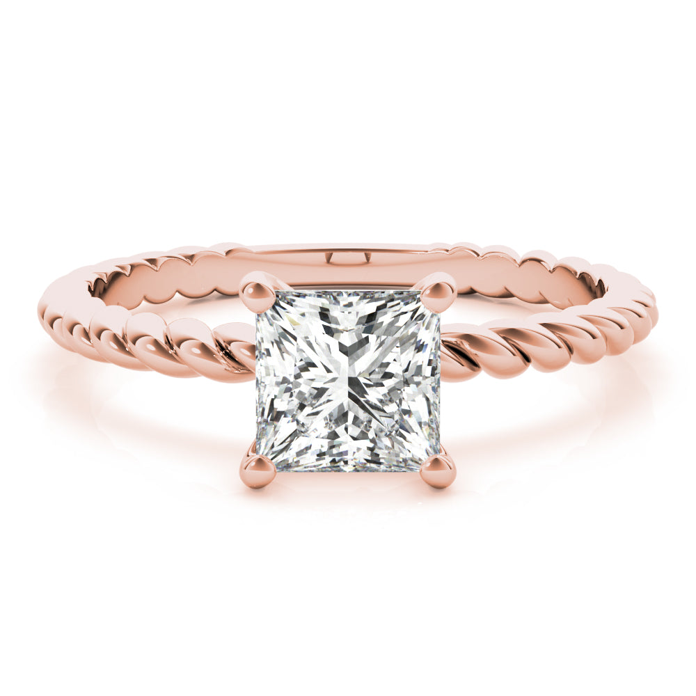 Eleanor Princess Diamond Solitaire Engagement Ring
