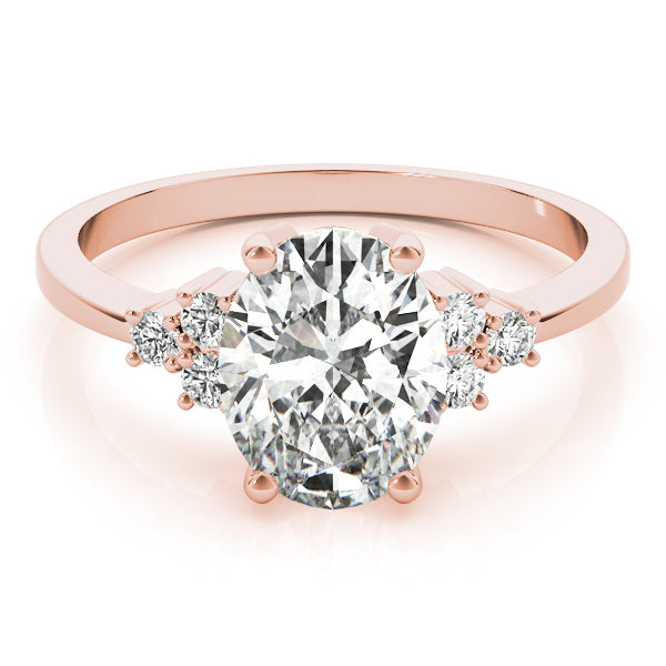 Alexandria Oval Lab Grown Diamond Engagement Ring IGI Certified