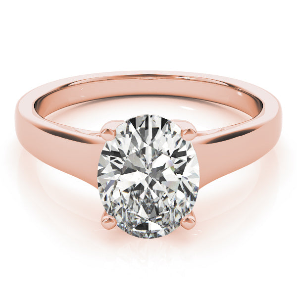 Evelyn Oval Lab Grown Diamond Solitaire Engagement Ring IGI Certified