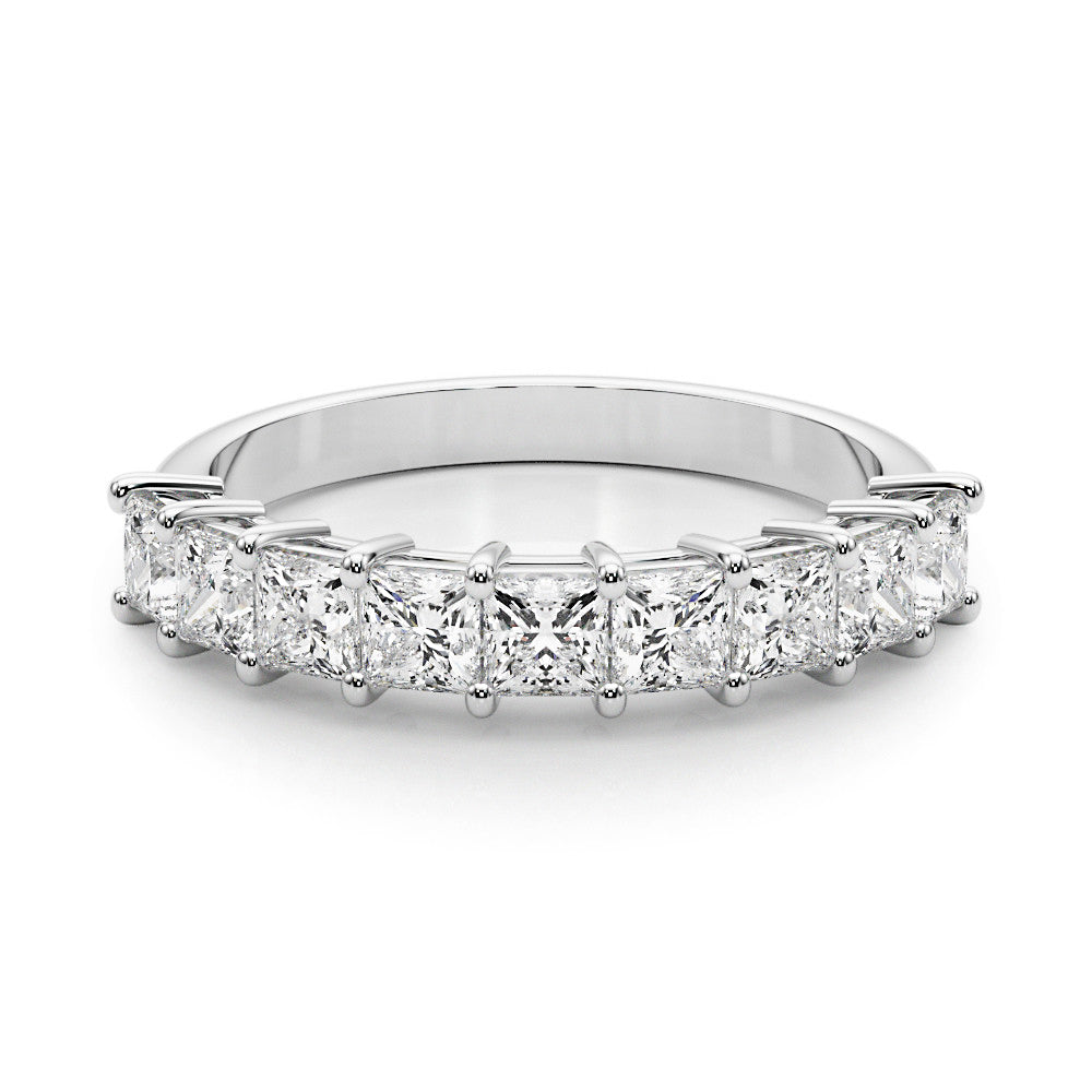 Nine Stone 2.0 ct. Princess Cut Diamond Anniversary Ring