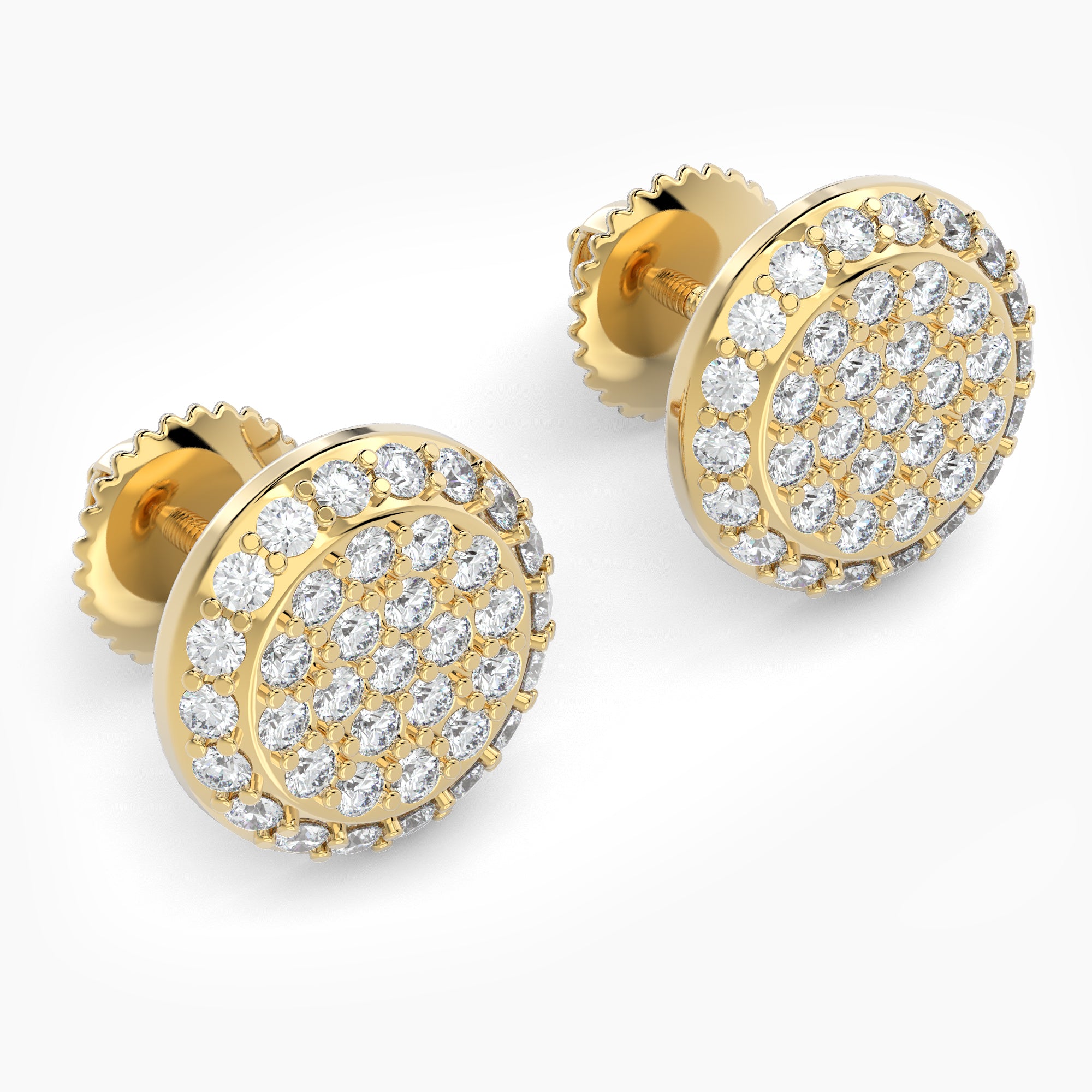 Round Shaped AMoré Pavé Stud Earrings With 0.60 ct. Diamonds