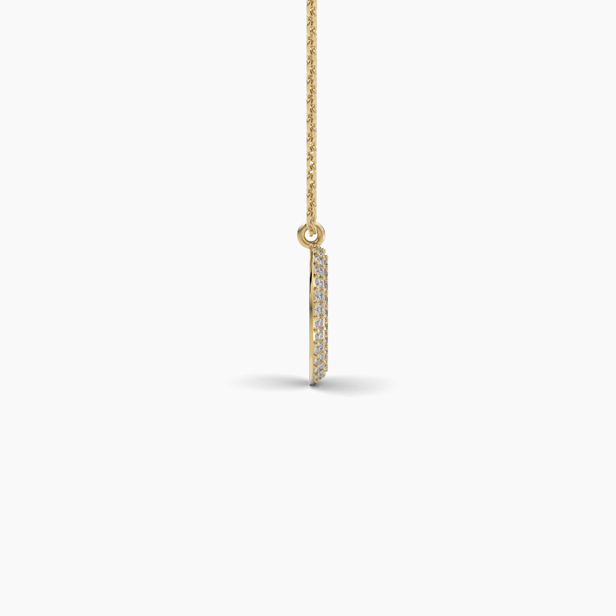 Oval Shaped AMoré Pavé Necklace With 0.60 ct. Diamonds