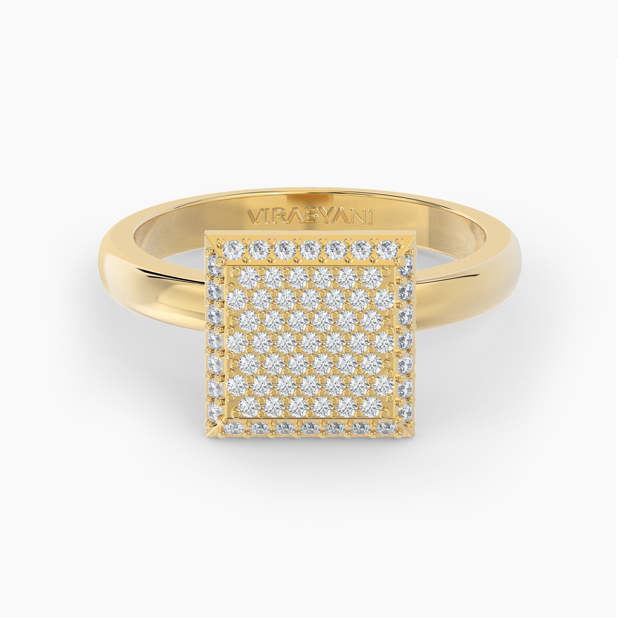 Square Shaped AMoré Pavé Ring With 0.58 ct. Diamonds