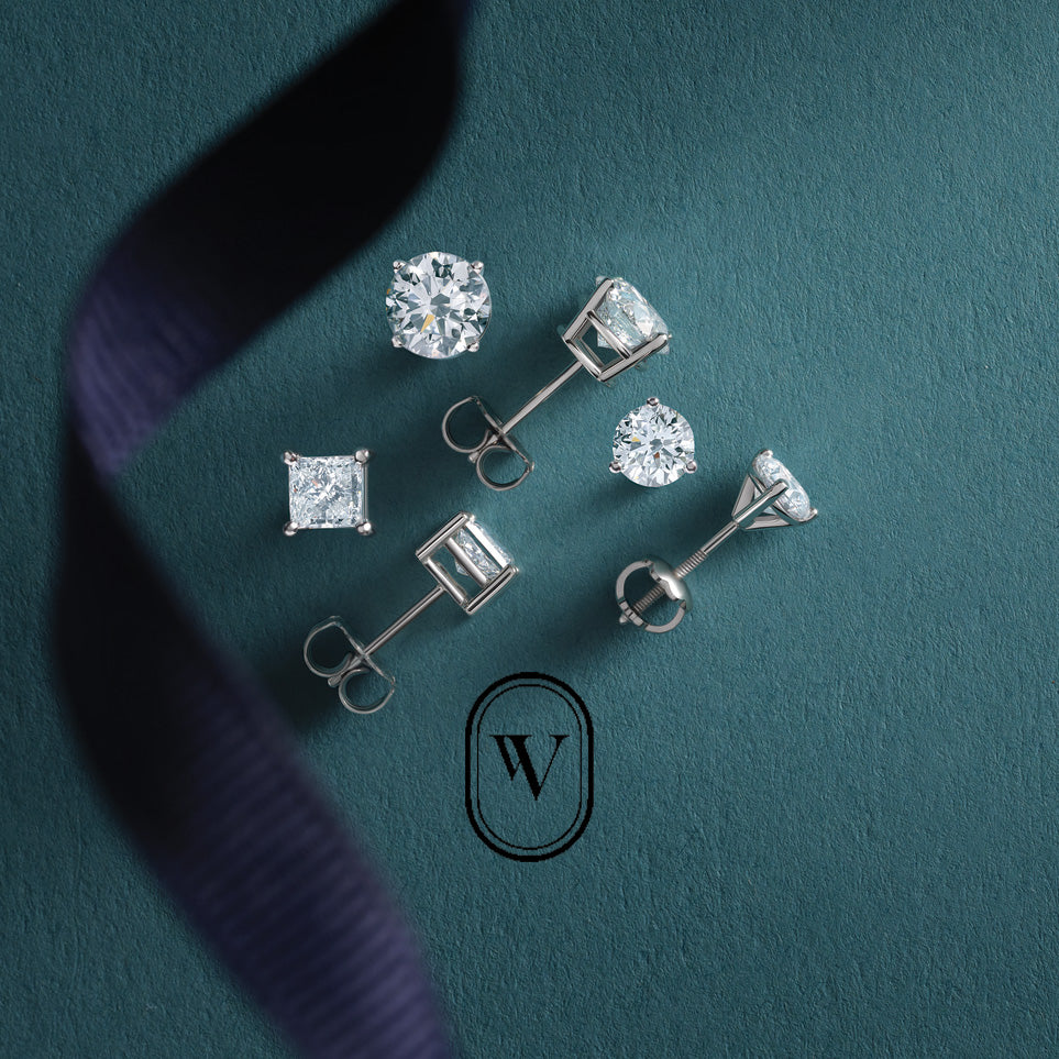 Lab-Grown Diamond Stud Earrings