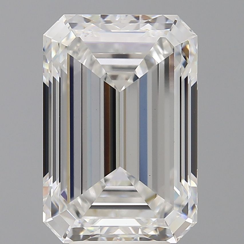 7.02 Carat F-VVS2 Emerald Lab Diamond