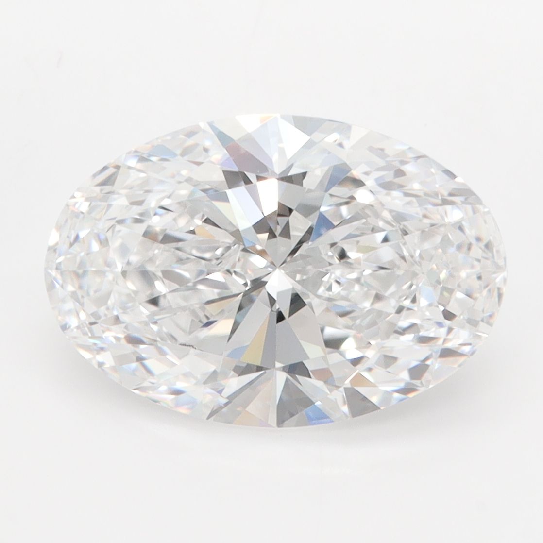 4.09 Carat D-IF Oval Lab Diamond