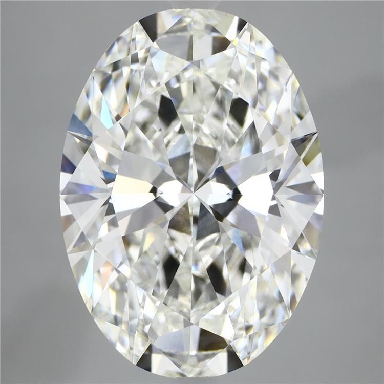 8.07 Carat F-VVS2 Oval Lab Diamond