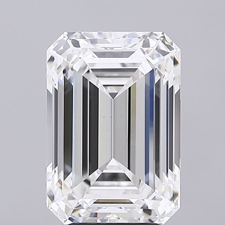 5.09 Carat F-VS1 Emerald Lab Diamond