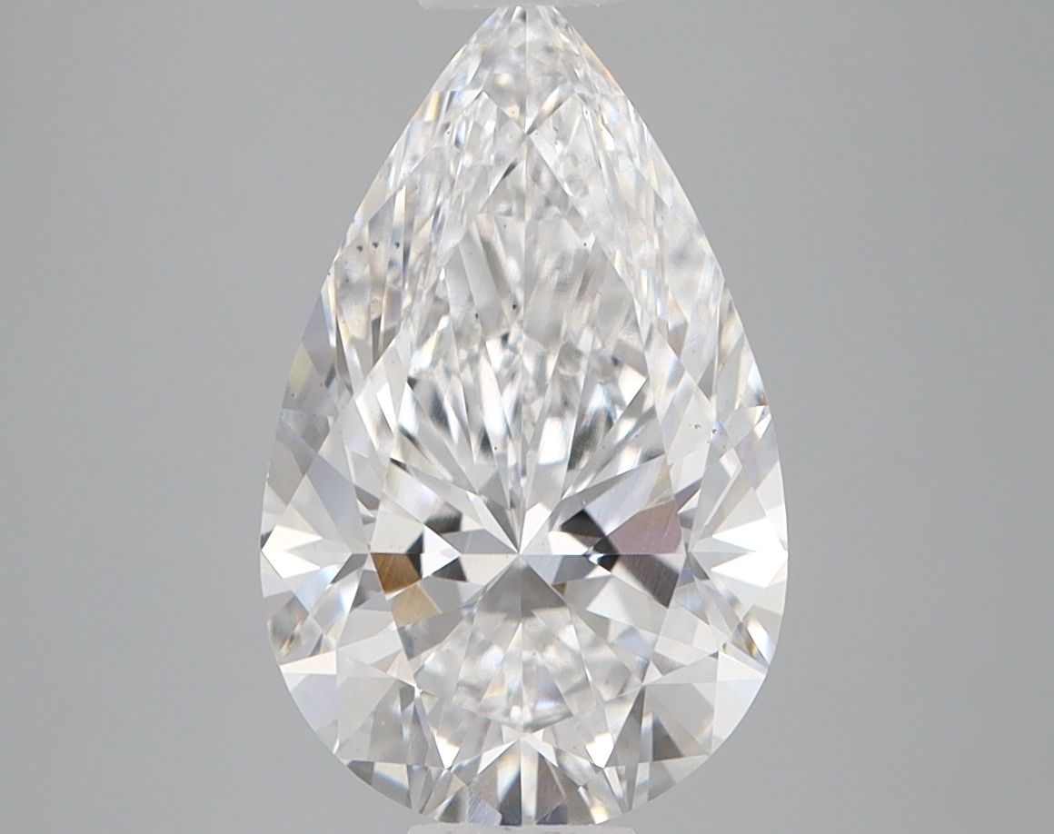 3.07 Carat D-VS2 Pear Lab Diamond