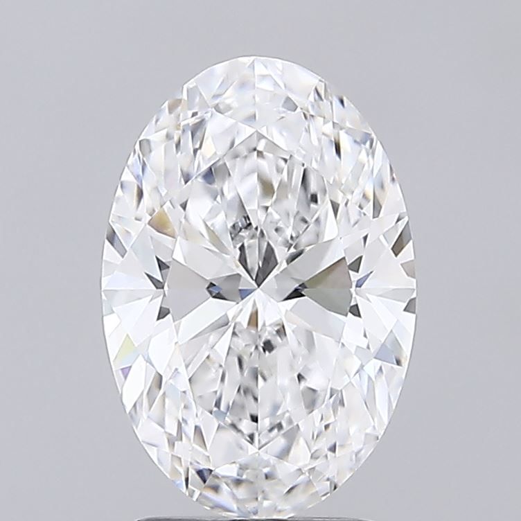 2.02 Carat D-VVS2 Oval Lab Diamond