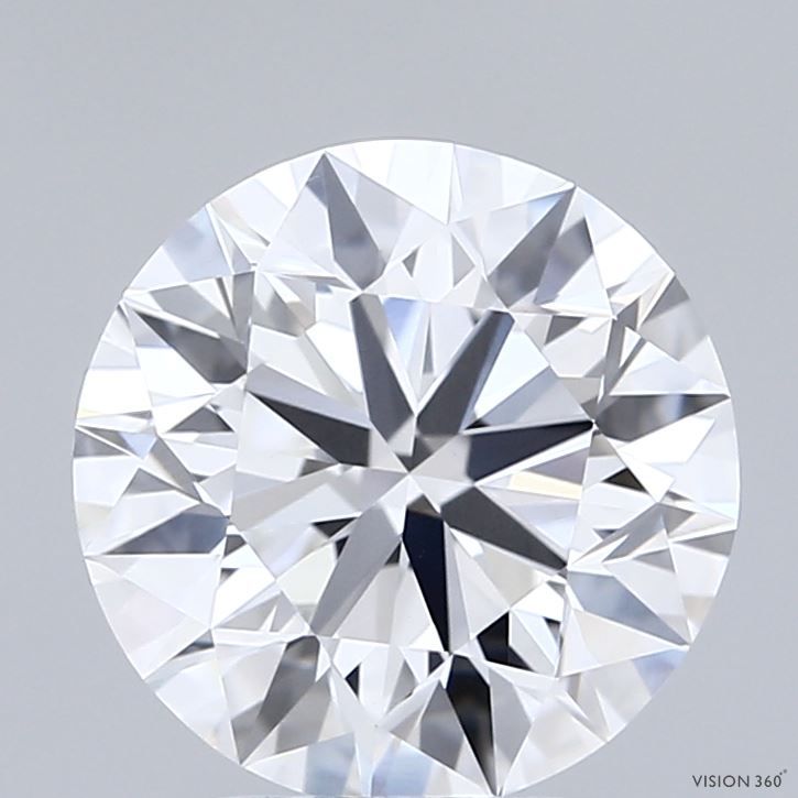3.01 Carat D-VVS2 Round Lab Diamond
