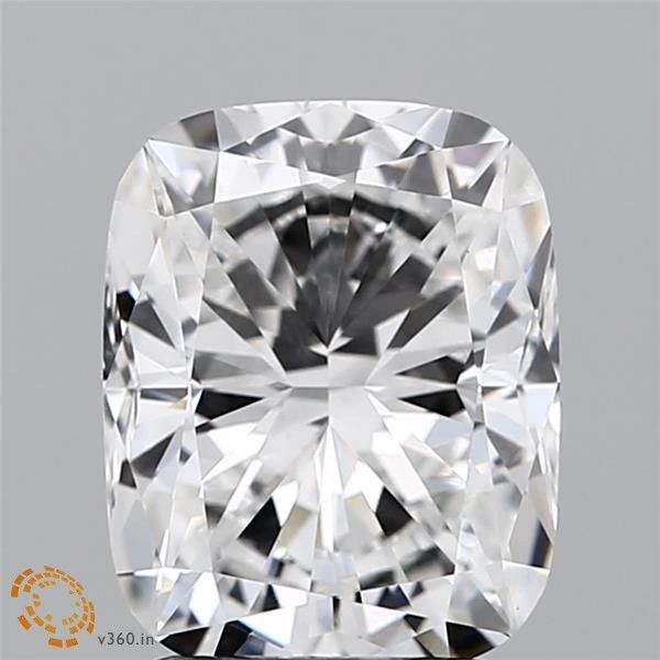 2.56 Carat D-VS1 Cushion Lab Diamond