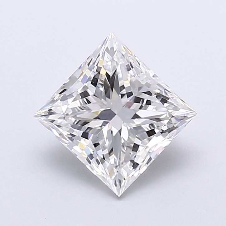 3.53 Carat D-VVS2 Princess Lab Diamond