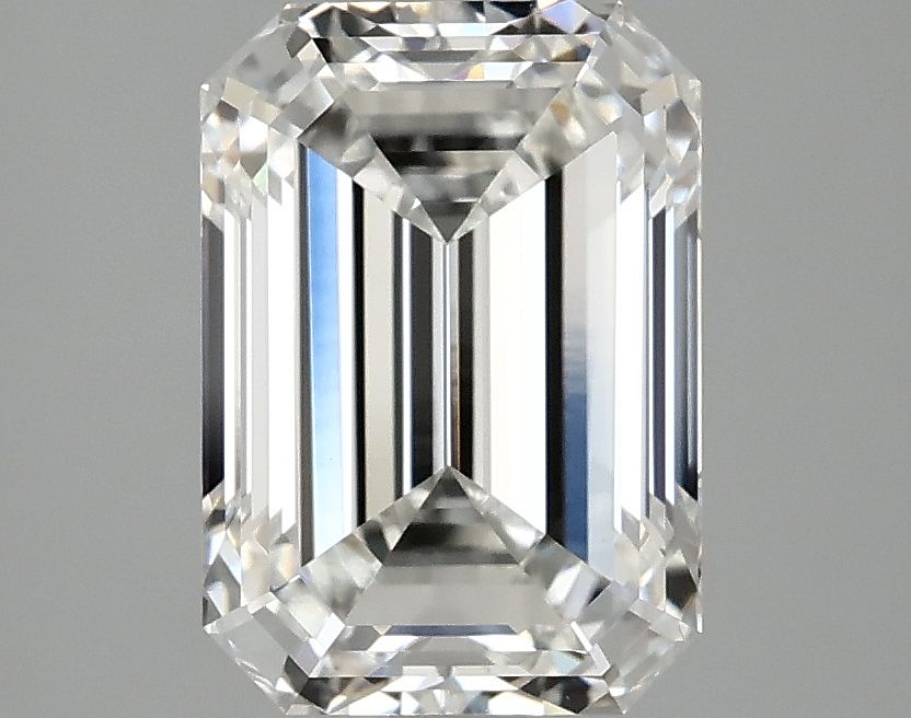 3.02 Carat F-VVS2 Emerald Lab Diamond