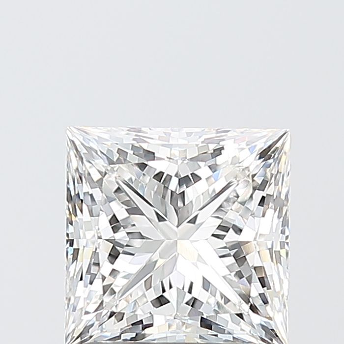 2.07 Carat F-VVS2 Princess Lab Diamond