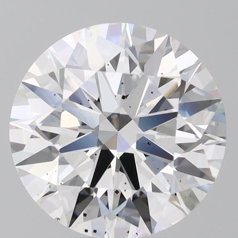 4.71 Carat F-SI1 Round Lab Diamond