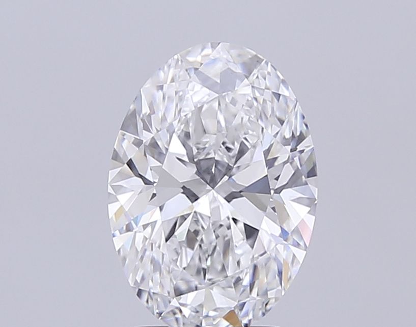 2.01 Carat D-VVS2 Oval Lab Diamond