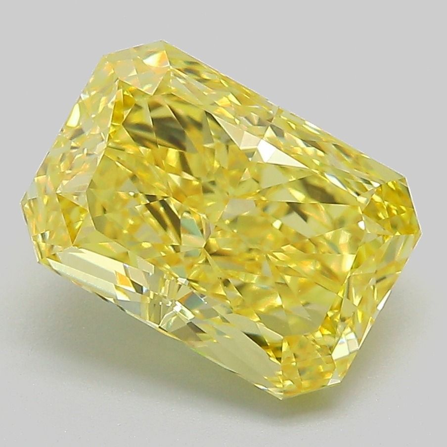3.58 Carat Radiant Cut Fancy Yellow