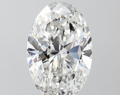 10.11 Carat F-VVS2 Oval Lab Diamond