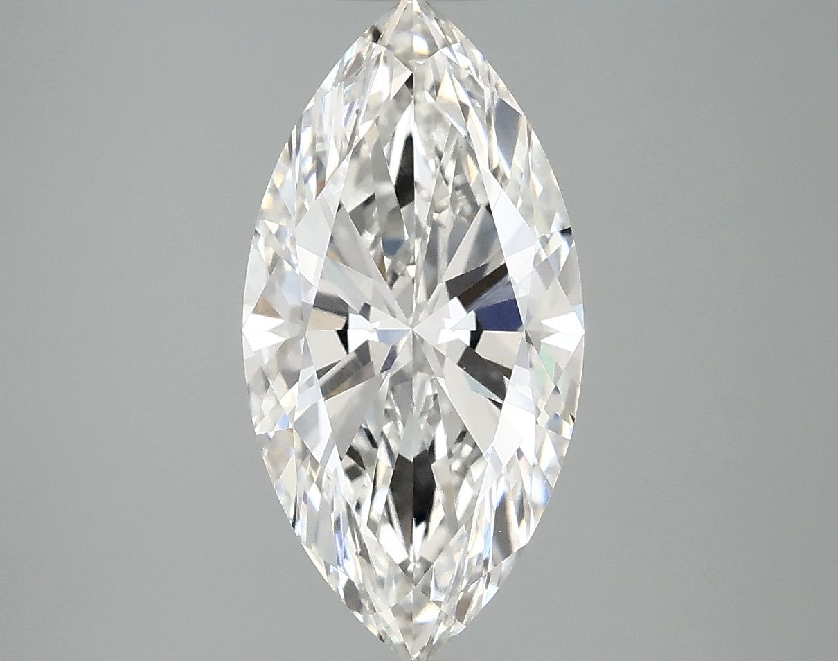 2.97 Carat F-VVS2 Marquise Lab Diamond