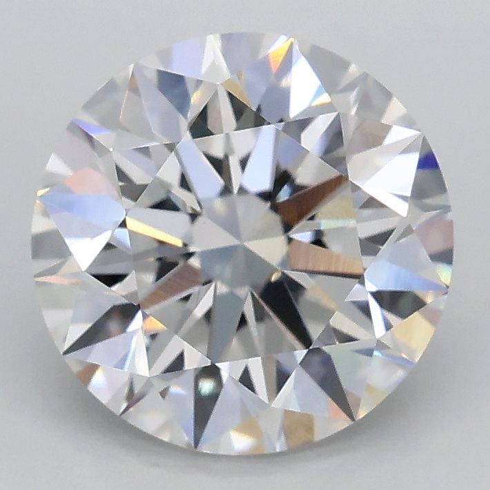 2.03 Carat D-VVS2 Round Lab Diamond