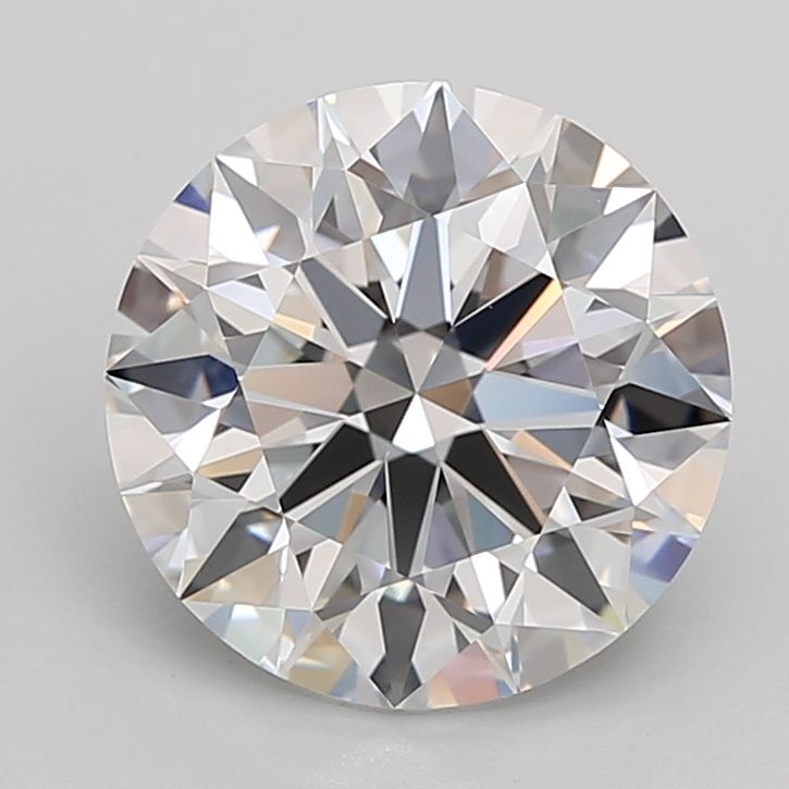 4.58 Carat D-IF Round Lab Diamond