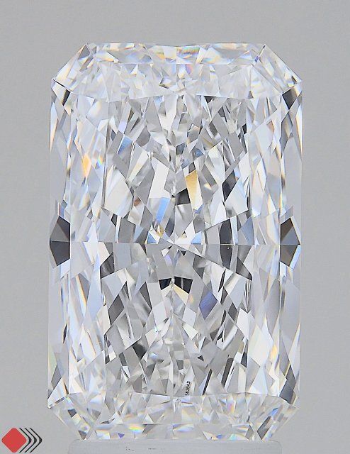 3.73 Carat D-VVS1 Radiant Lab Diamond