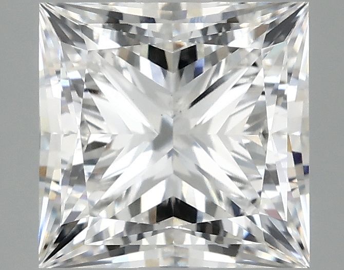 3.04 Carat D-VS1 Princess Lab Diamond