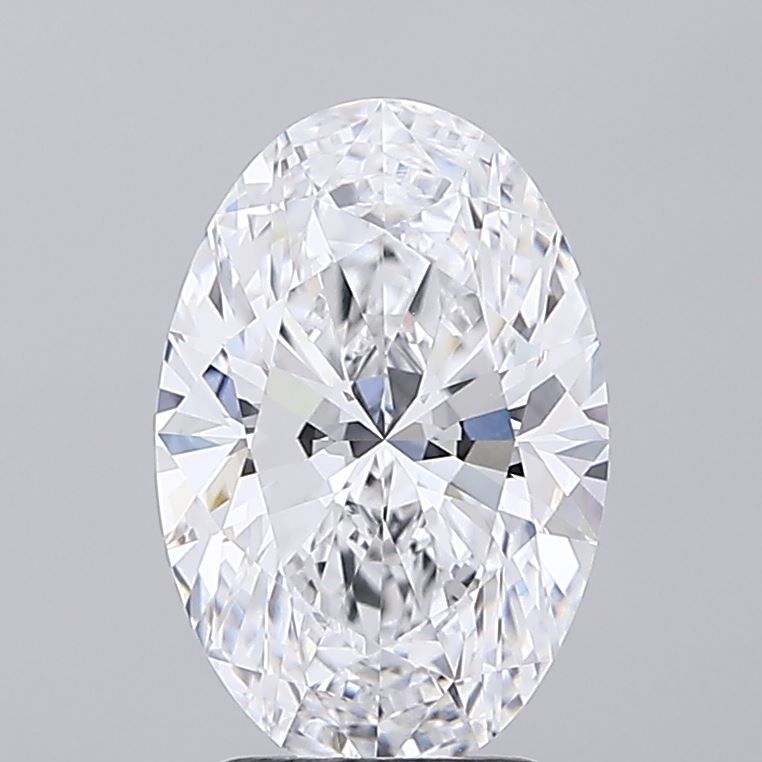 3.00 Carat D-VVS2 Oval Lab Diamond