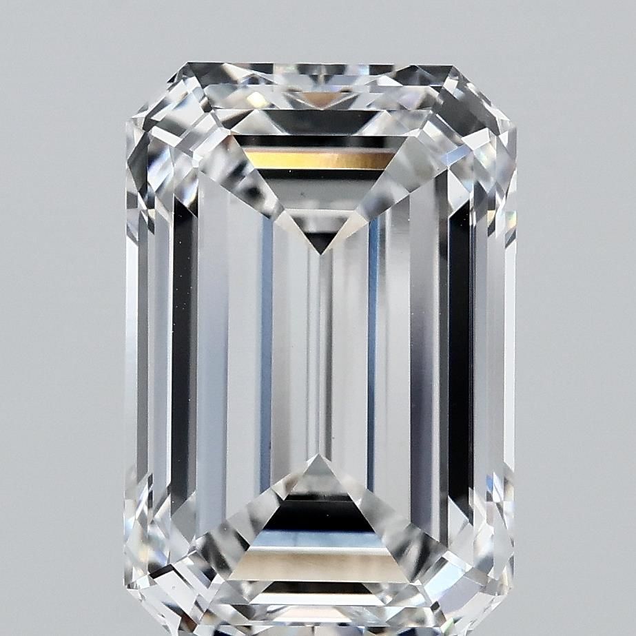 4.53 Carat D-VVS2 Emerald Lab Diamond