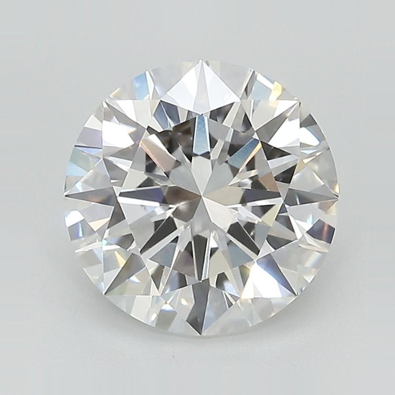 2.77 Carat F-VVS2 Round Lab Diamond
