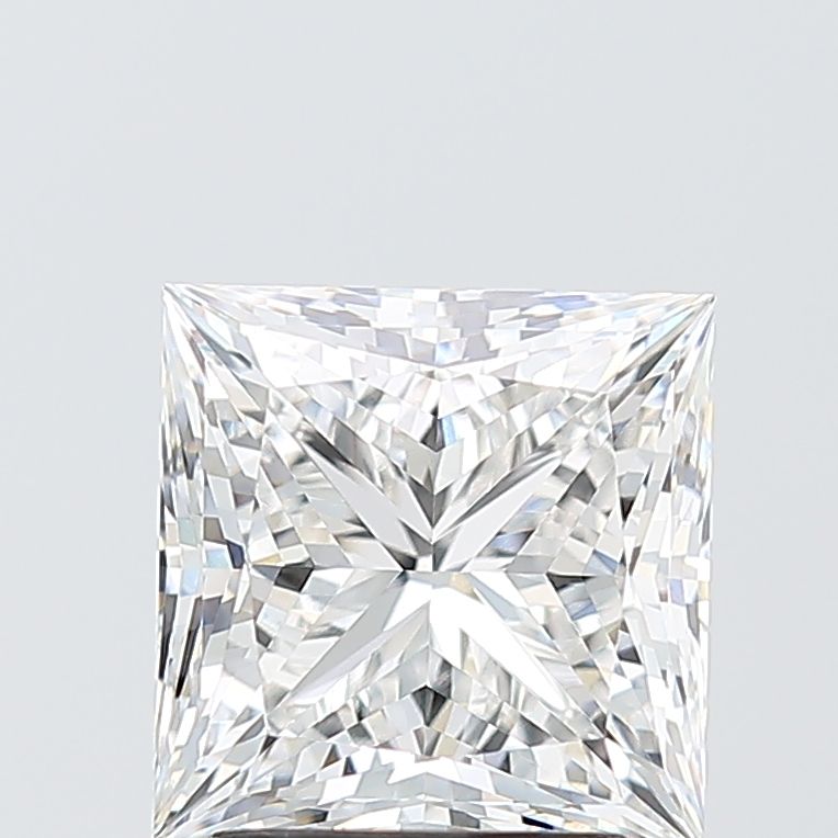 3.03 Carat F-VVS2 Princess Lab Diamond