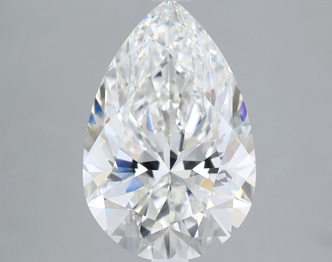 3.04 Carat F-VS1 Pear Lab Diamond