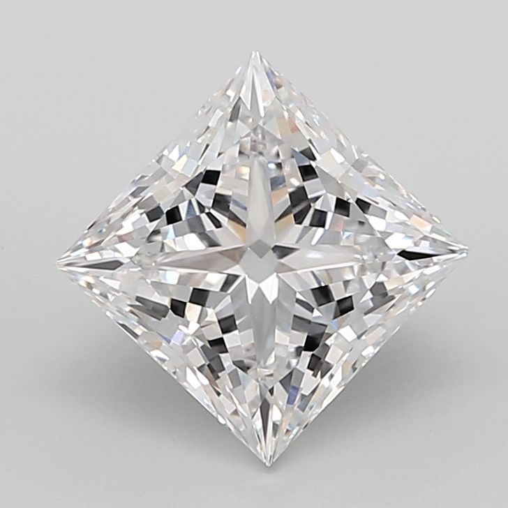 5.06 Carat D-VVS2 Princess Lab Diamond