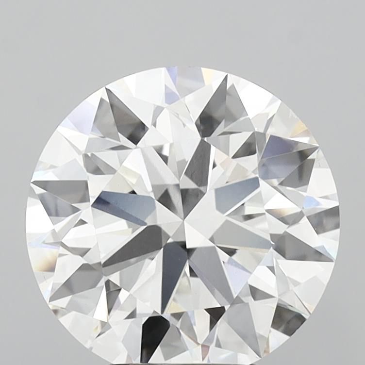 4.09 Carat E-VVS2 Round Lab Diamond