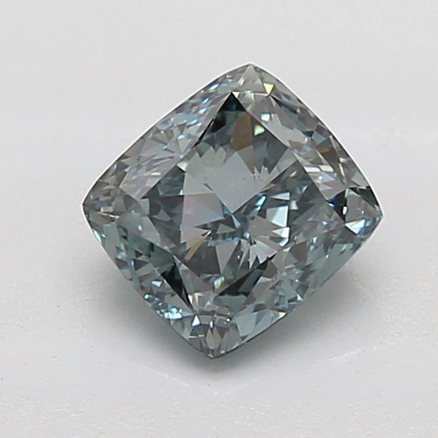 1.14 Carat Cushion Cut Fancy Green