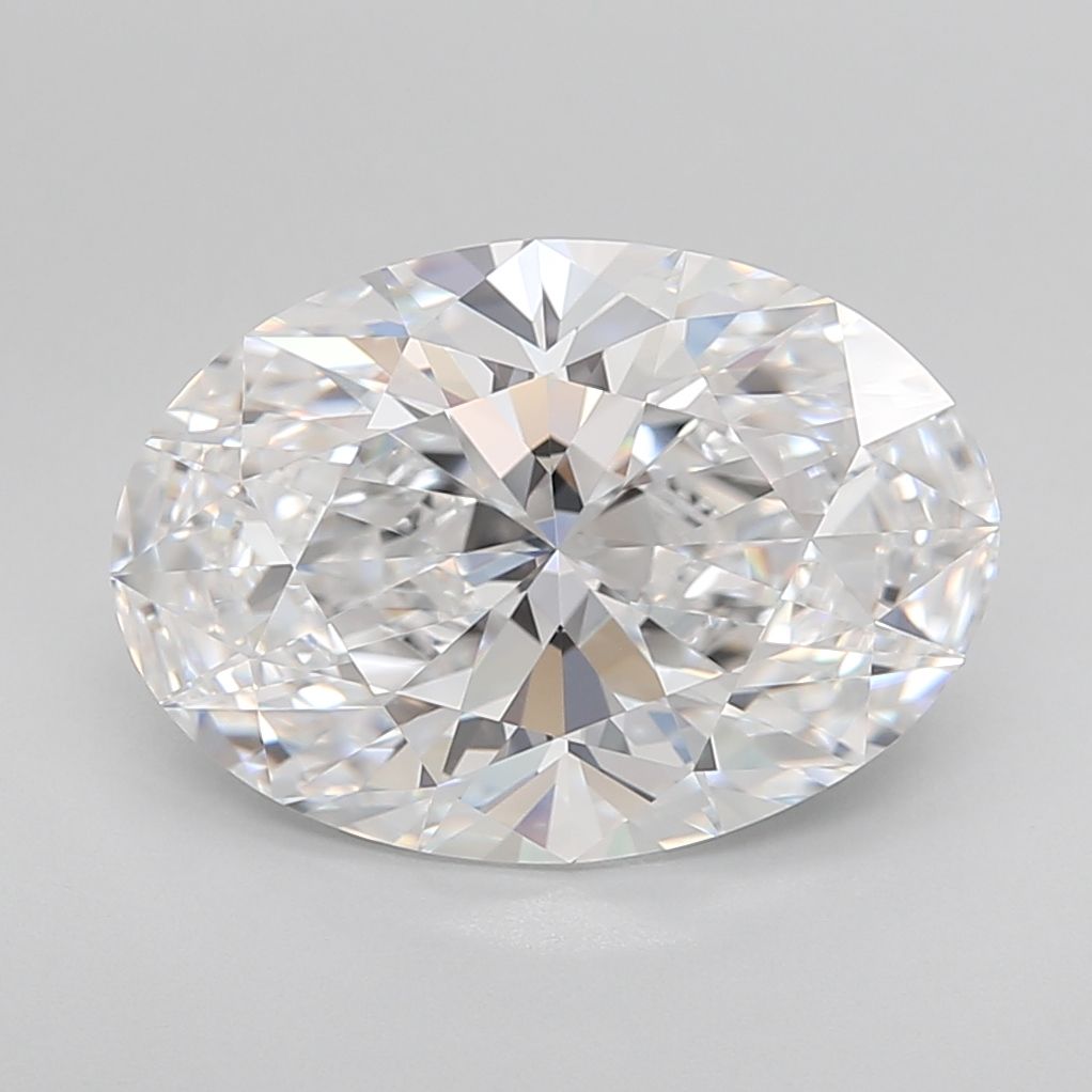5.41 Carat D-IF Oval Lab Diamond