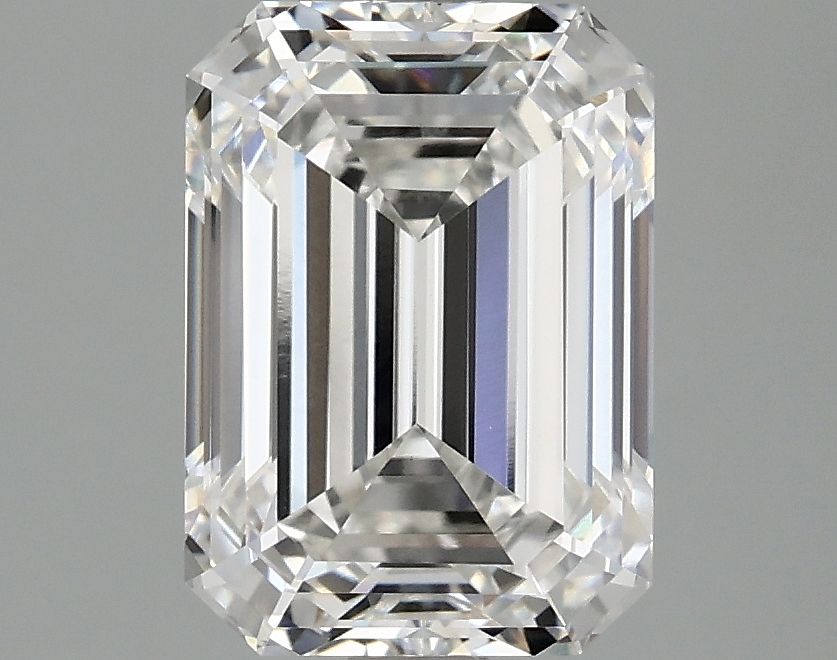 3.02 Carat F-VVS2 Emerald Lab Diamond