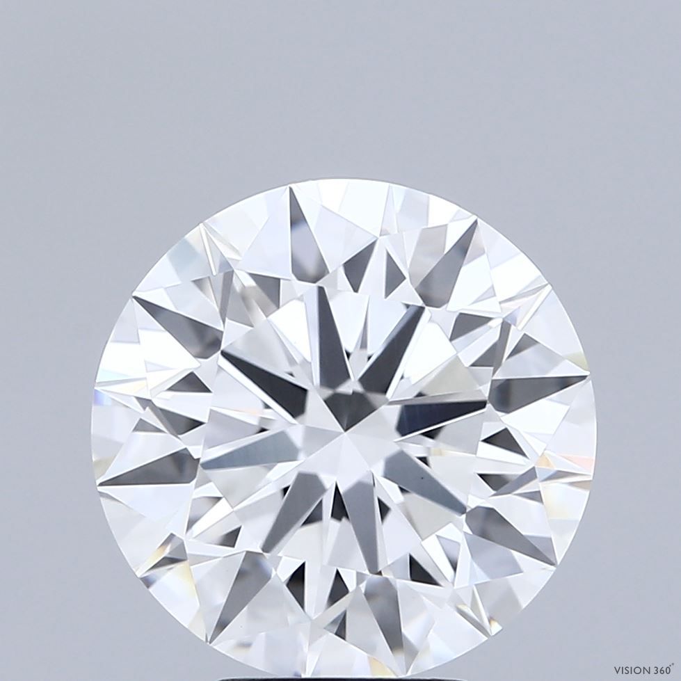5.05 Carat D-VVS2 Round Lab Diamond