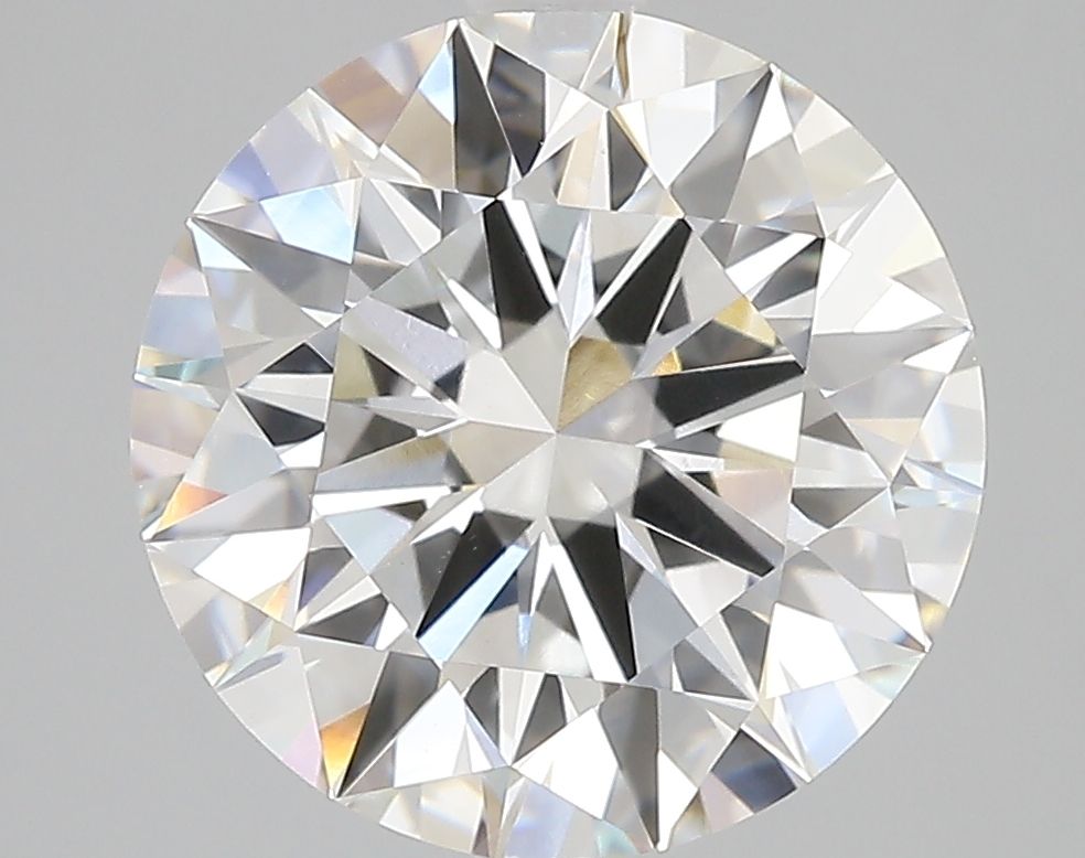 5.08 Carat F VVS2 Round Lab Diamond