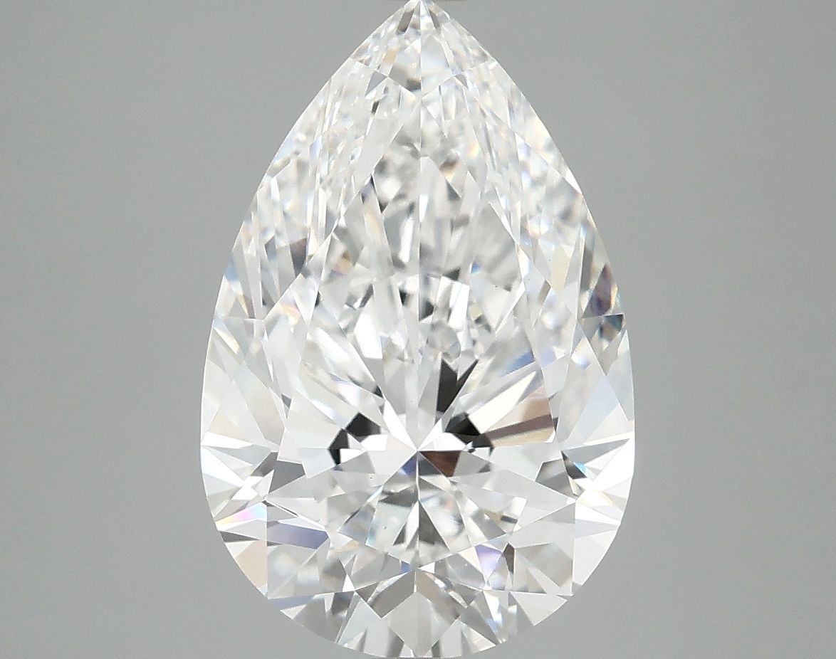 4.57 Carat E-VVS2 Pear Lab Diamond