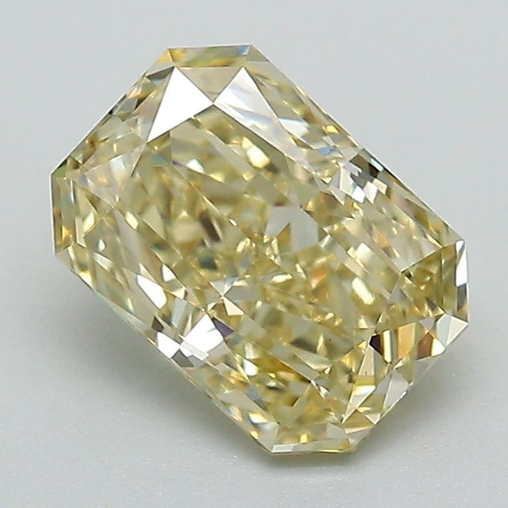 1.59 Carat Radiant Cut Fancy Yellow