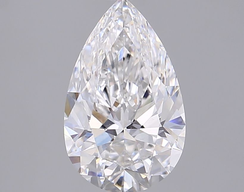 1.58 Carat D-VVS2 Pear Lab Diamond