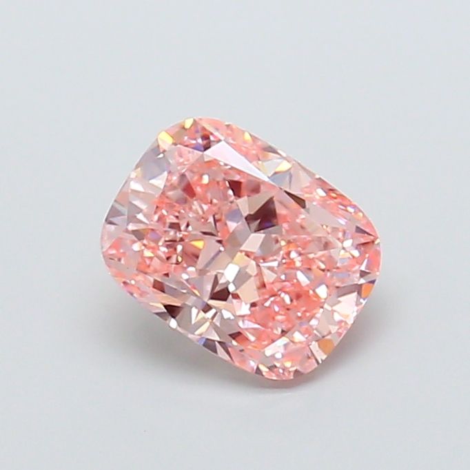 3.01 Carat Cushion Cut Fancy Pink