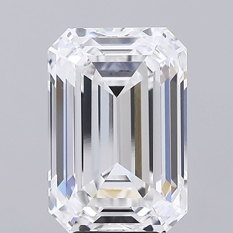 7.64 Carat E-VVS2 Emerald Lab Diamond