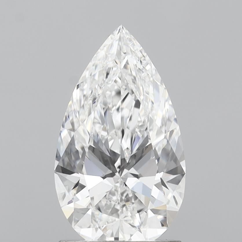 1.61 Carat D-VVS1 Pear Lab Diamond