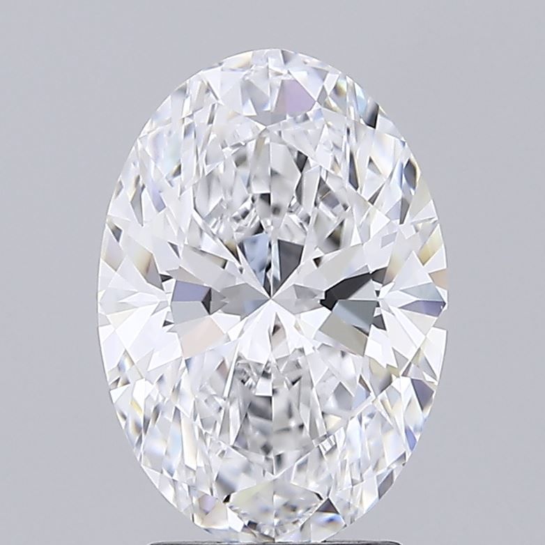3.02 Carat D-IF Oval Lab Diamond