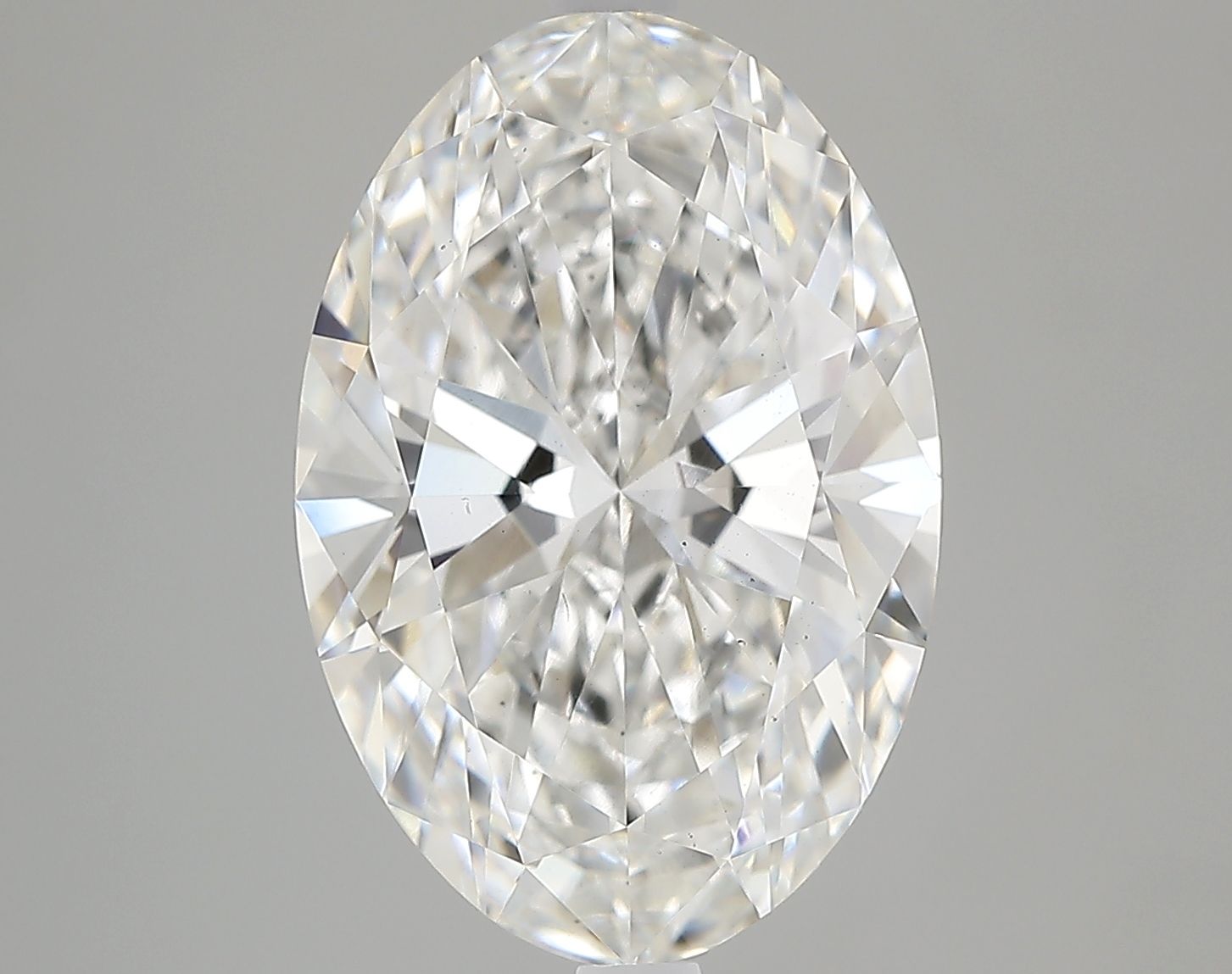 5.25 Carat F-VS2 Oval Lab Diamond