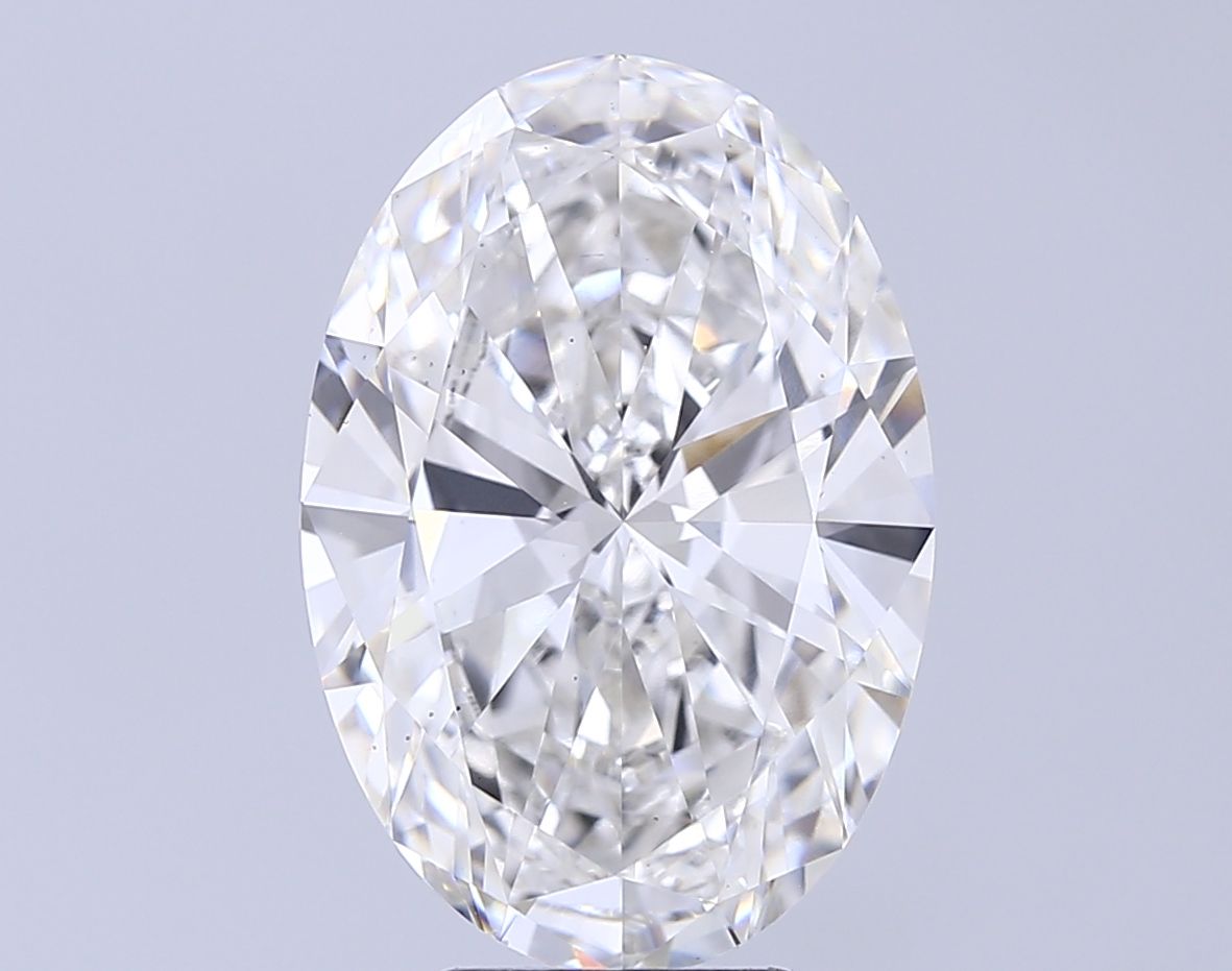 7.03 Carat F-VS2 Oval Lab Diamond
